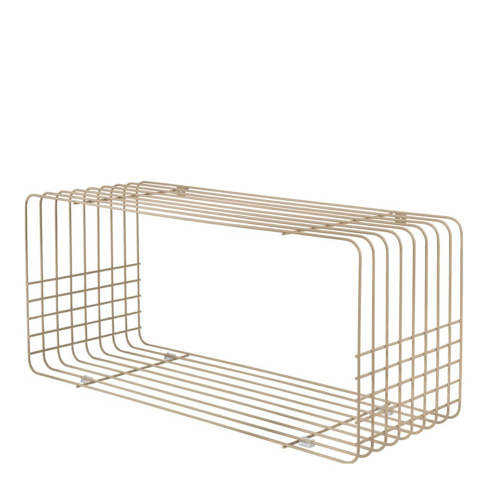 Mette Ditmer Wire Metallihylly 70,5x26x31 cm Hiekka
