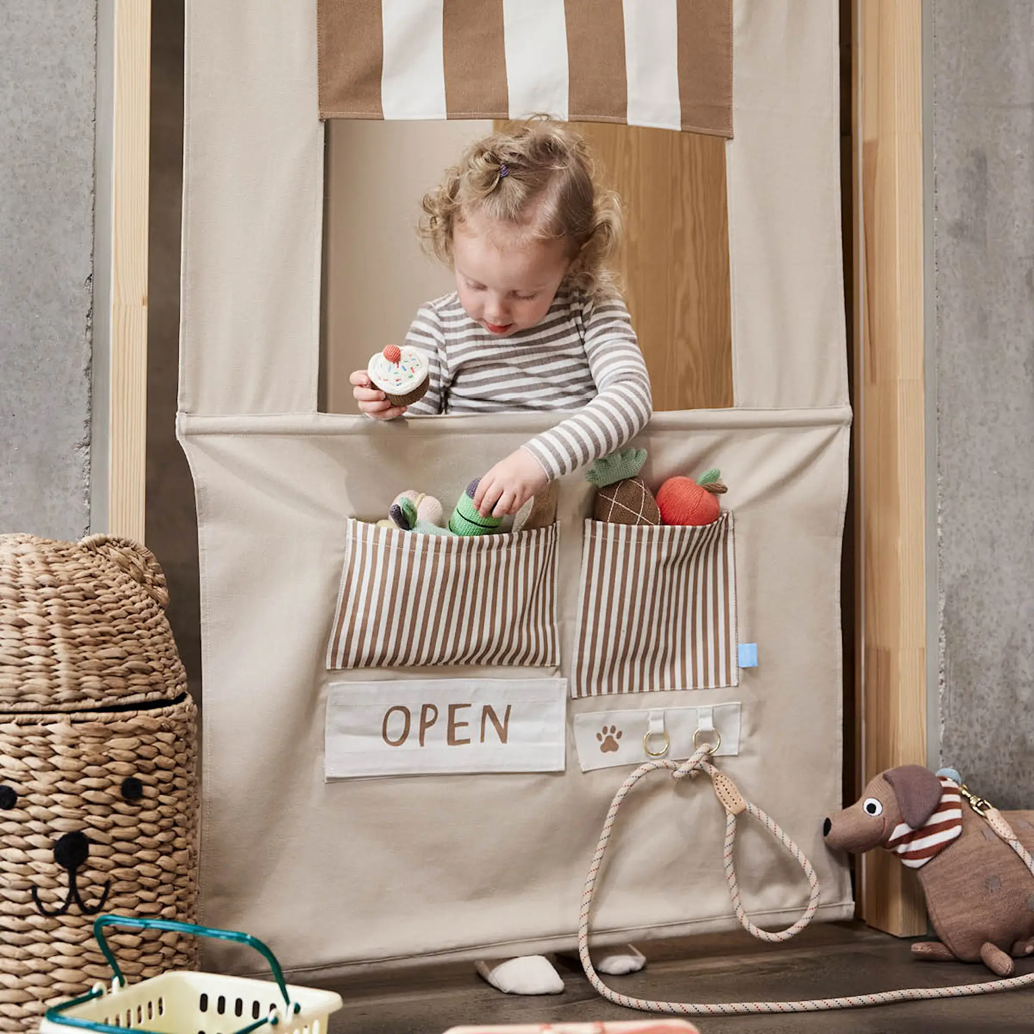 OYOY Yummy butik för upphängning 78x190 cm Multi