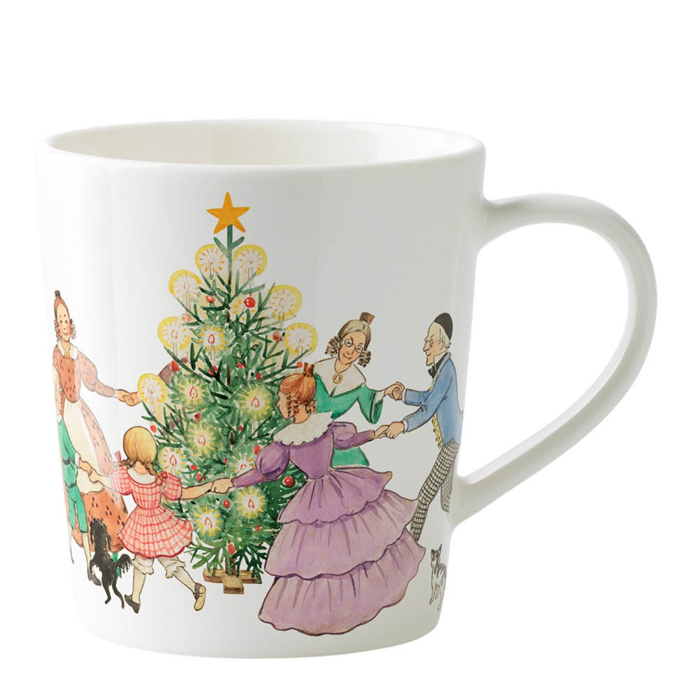 Design House Stockholm Elsa Beskow muki kahvalla 40 cl Dans runt granen