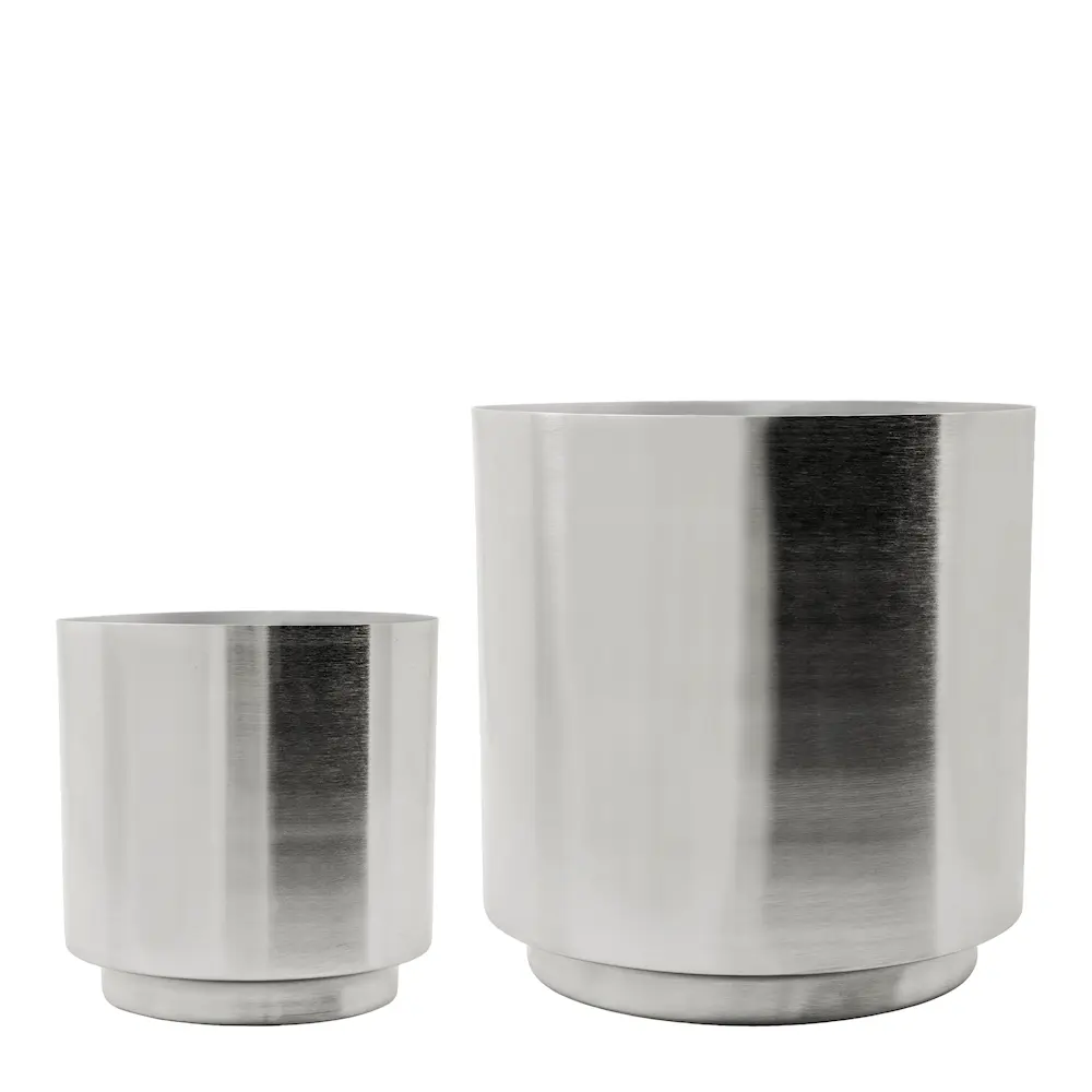 Bailey ruukku 2 osaa 14 cm + 20 cm hopea