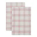 Chef kökshandduk 50x70 cm 2-pack röd/vit