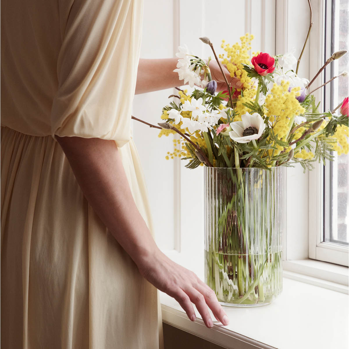 Lyngby Porcelæn Lyngby Vas 25 cm Klar