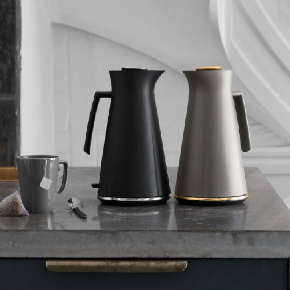 Rosendahl Grand Cru vannkoker 1,4L mørk grå