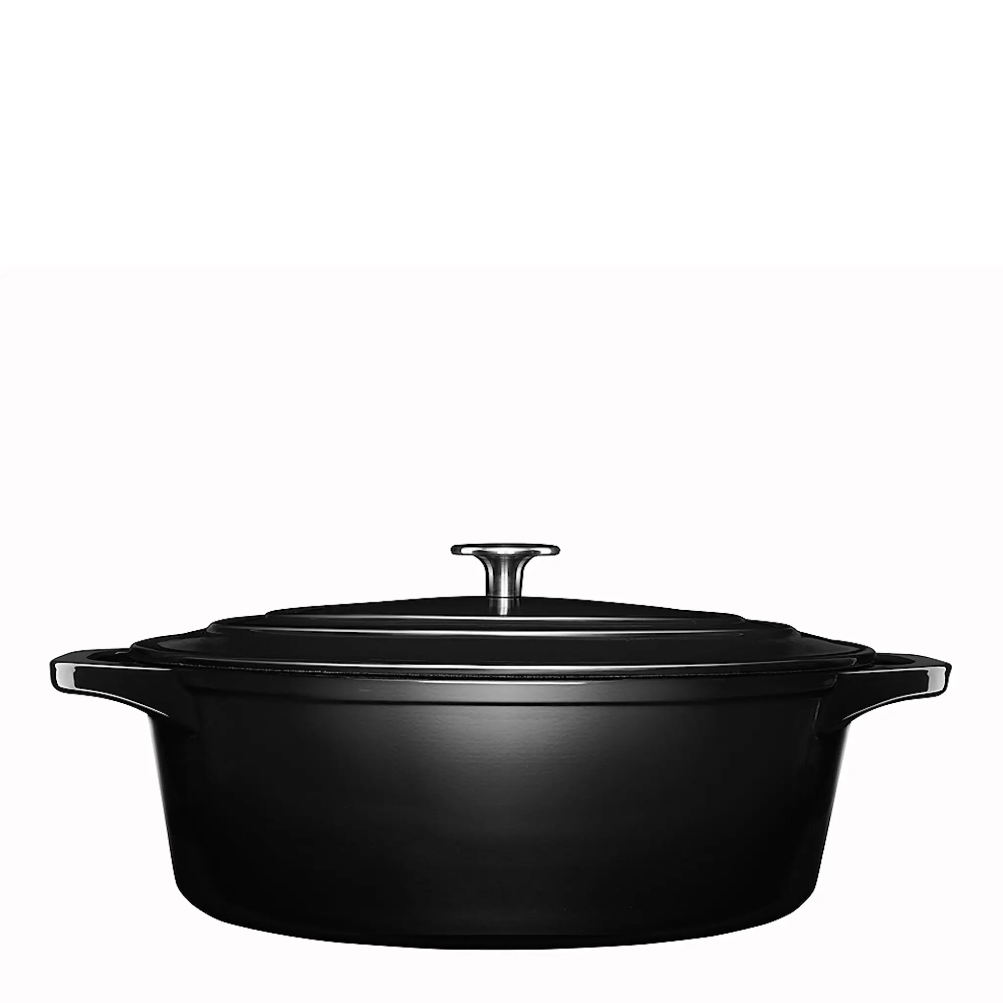 Anders Petter Stenfors Gjutjärnsgryta oval 6,3 L Svart