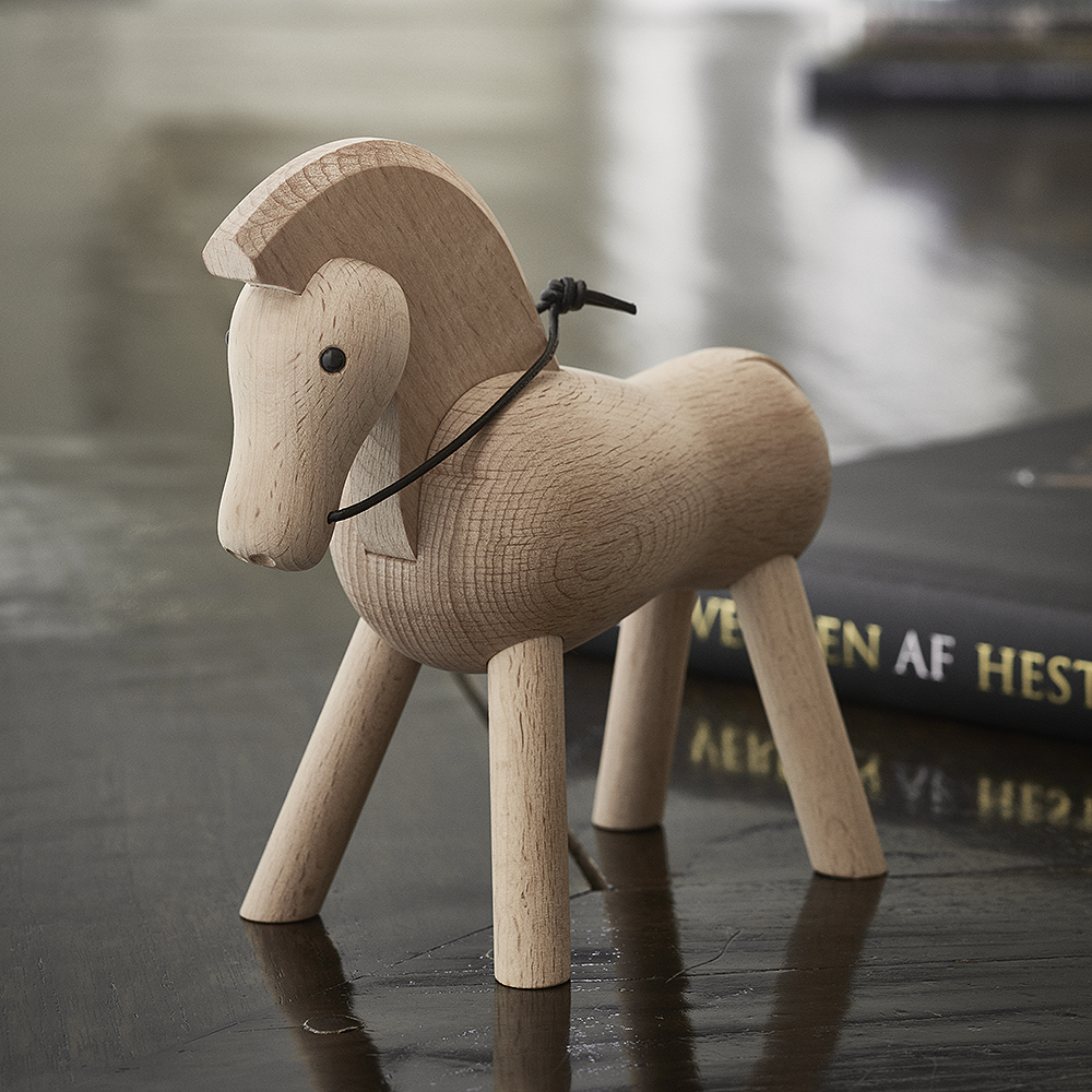 Kay Bojesen Denmark Puinen Hevonen 14 cm Pyökki