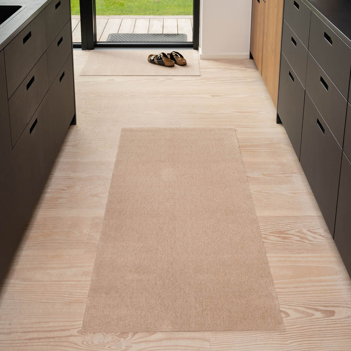 Tica Copenhagen Unicolor golvmatta 200x90 cm ivory