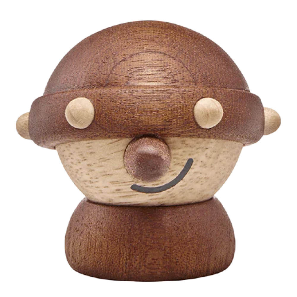 FableWood Puufiguuri Viikinki Harald 5 cm Kumipuu/Sapele