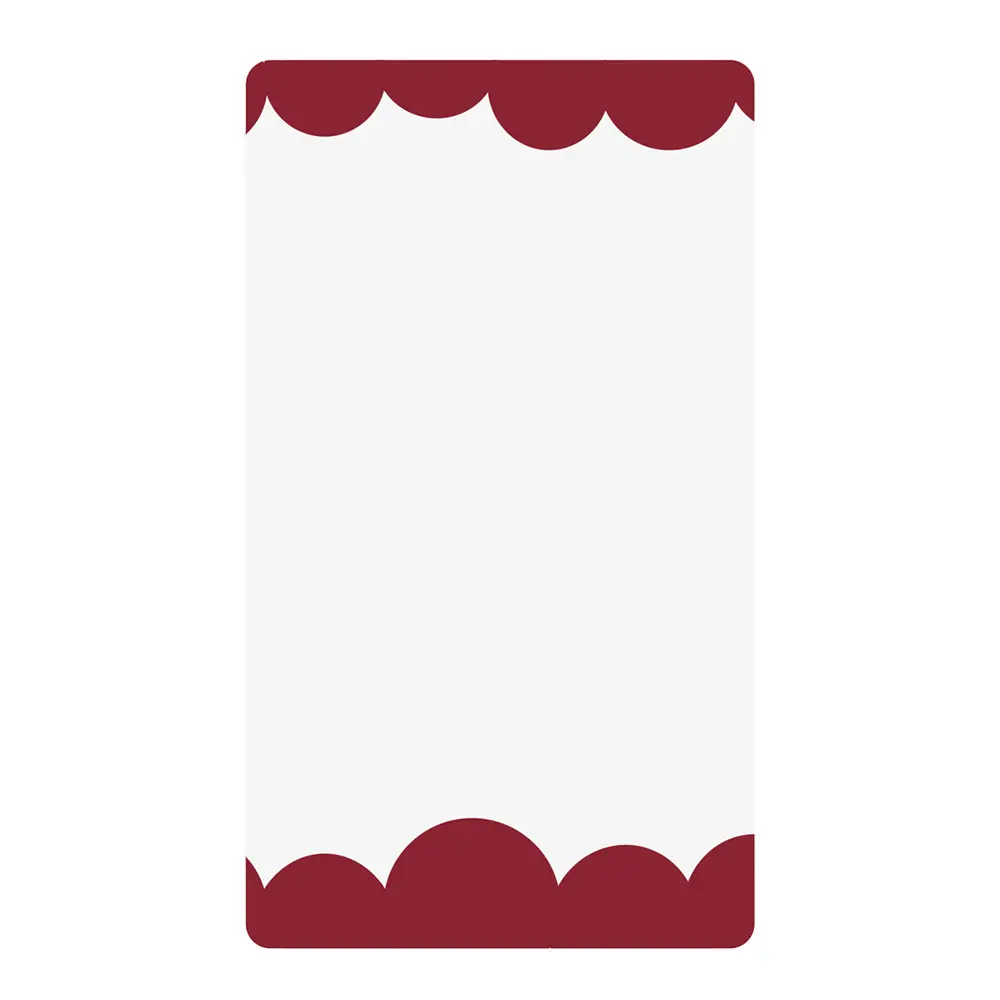 Bubbly Peili 40x70 cm Viininpunainen