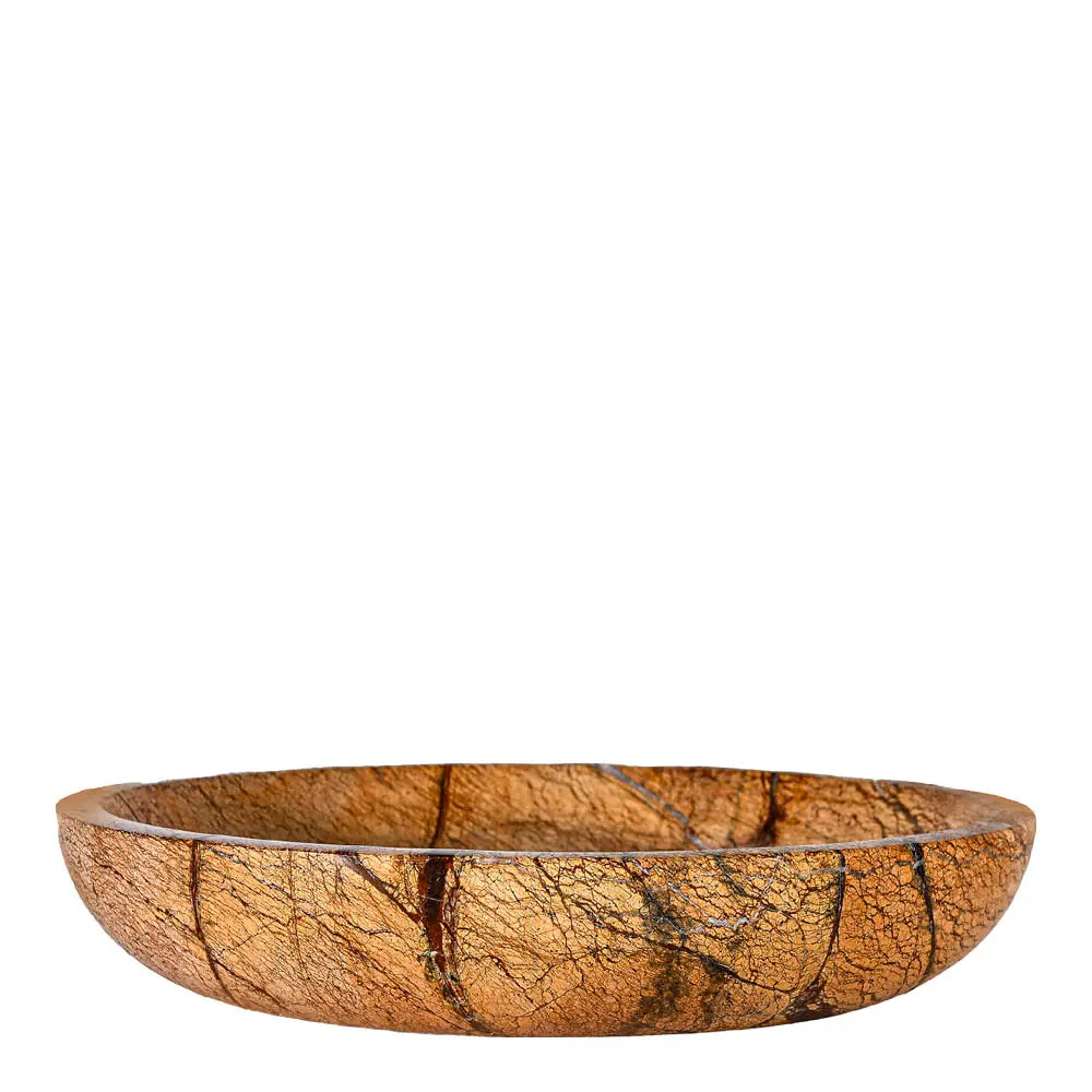 Sten kulho 28x5 cm ruskea