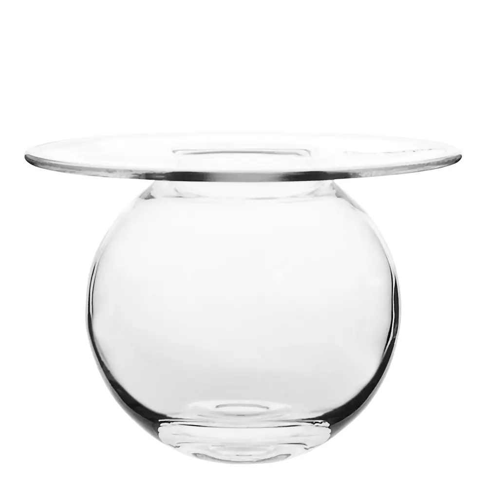 Boblen vase 16 cm klar