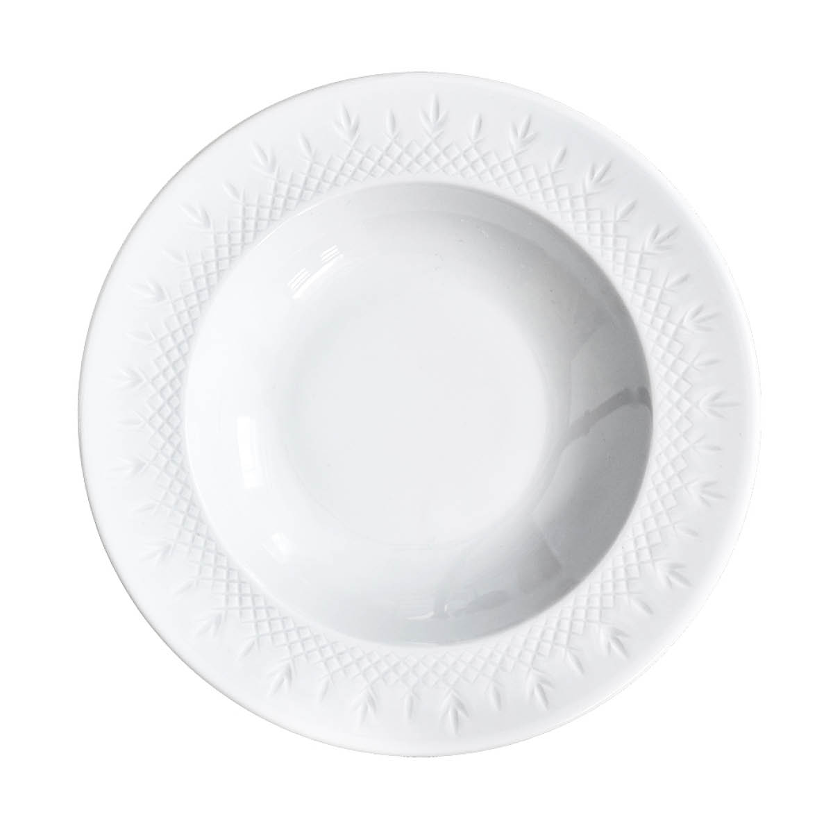 Frederik Bagger - Crispy Porcelain Syvä lautanen 22,5 cm Valkoinen