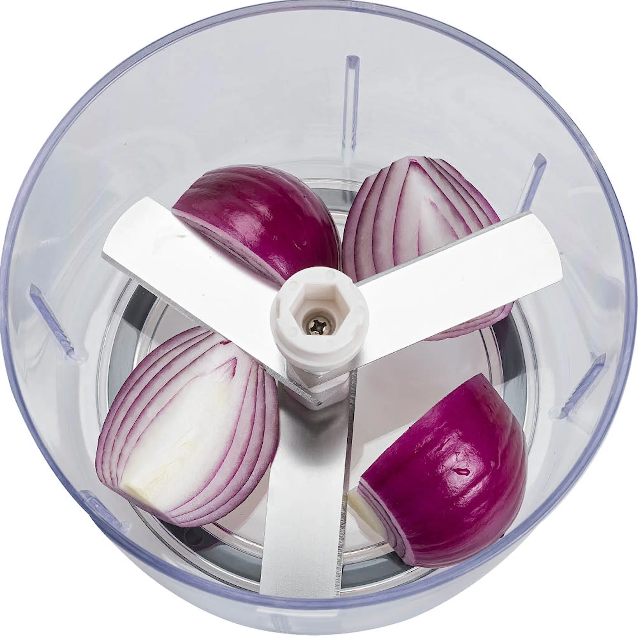 Lurch Multi Chopper multihakker med snor 13x10,5 cm grå/hvit