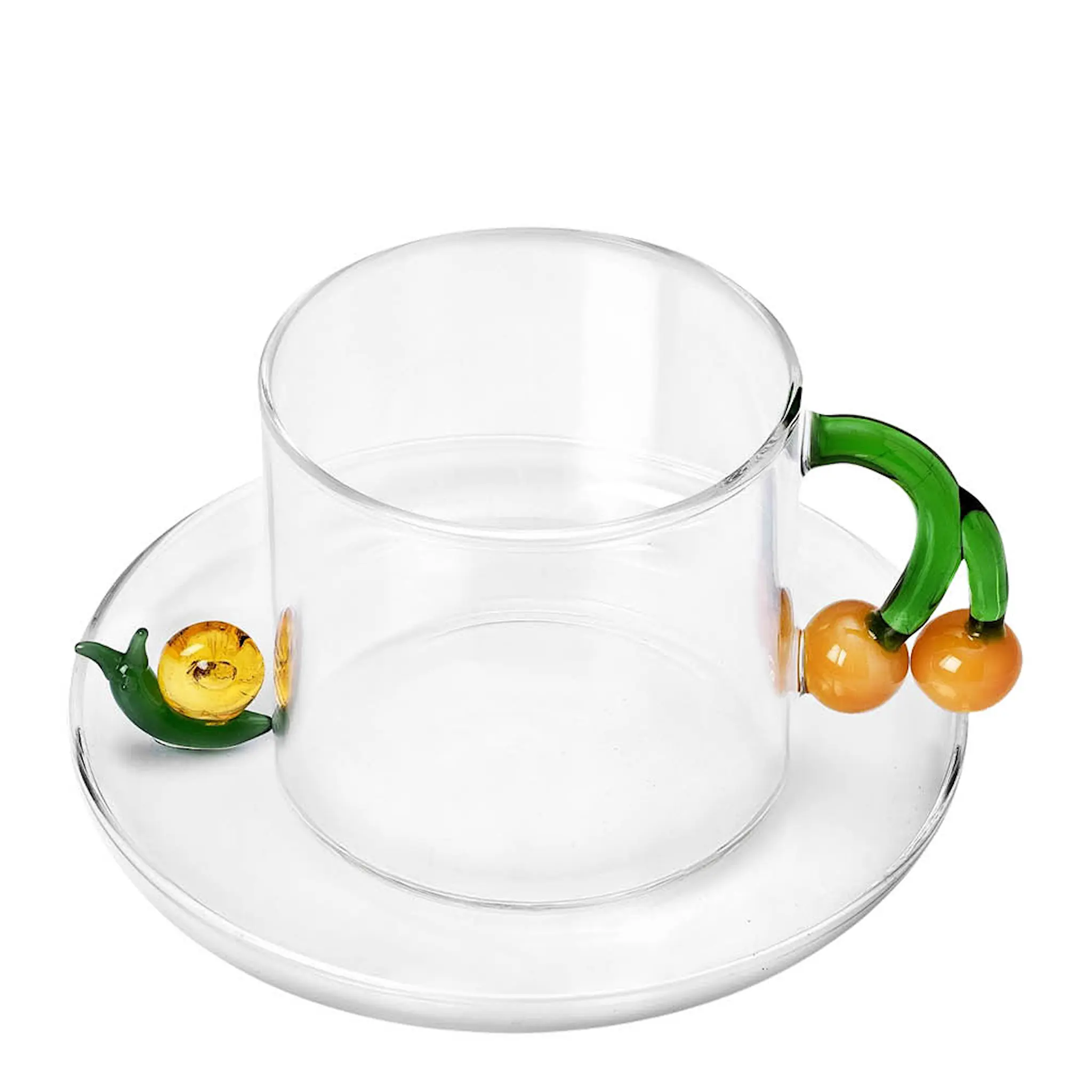 Ichendorf Milano Fruits & Flowers tekopp med fat 30 cl snigel