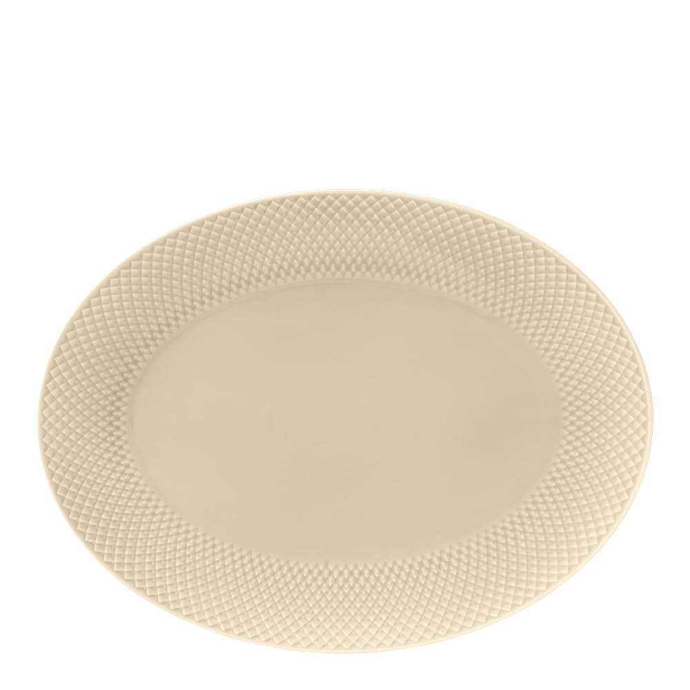 Lyngby Porcelæn - Rhombe Earth Tarjoiluvati 35x26,5 cm Marmori