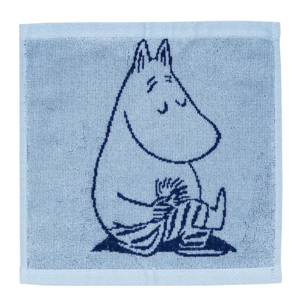 Moomin Arabia Mummi håndkle 25x25 cm Mummitrollet marineblå