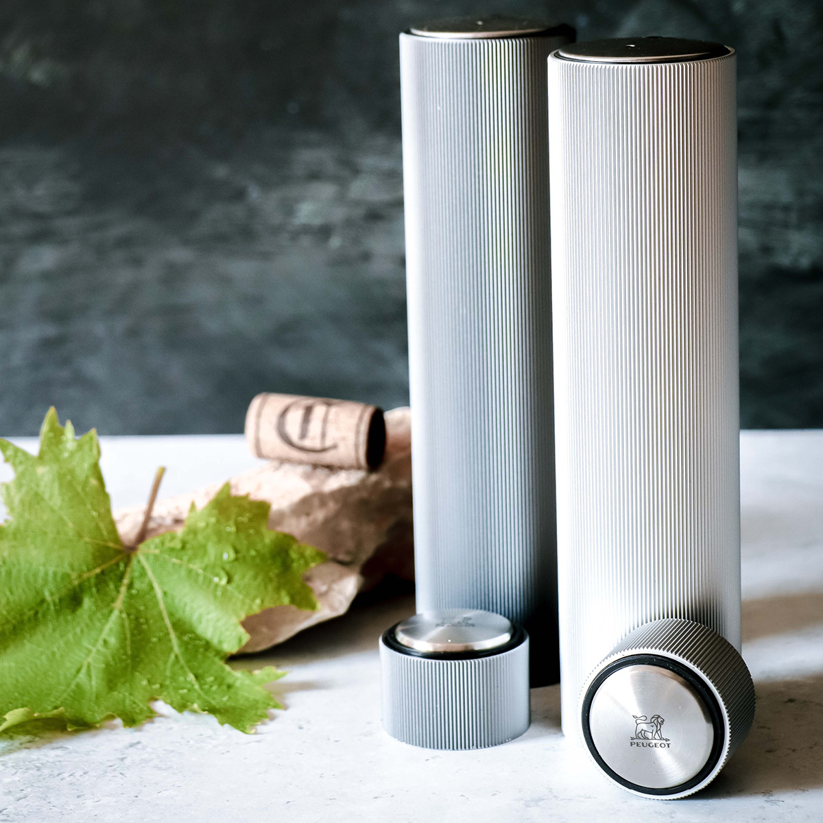 Peugeot Line Elektrisk Vinöppnare 27 cm Aluminium