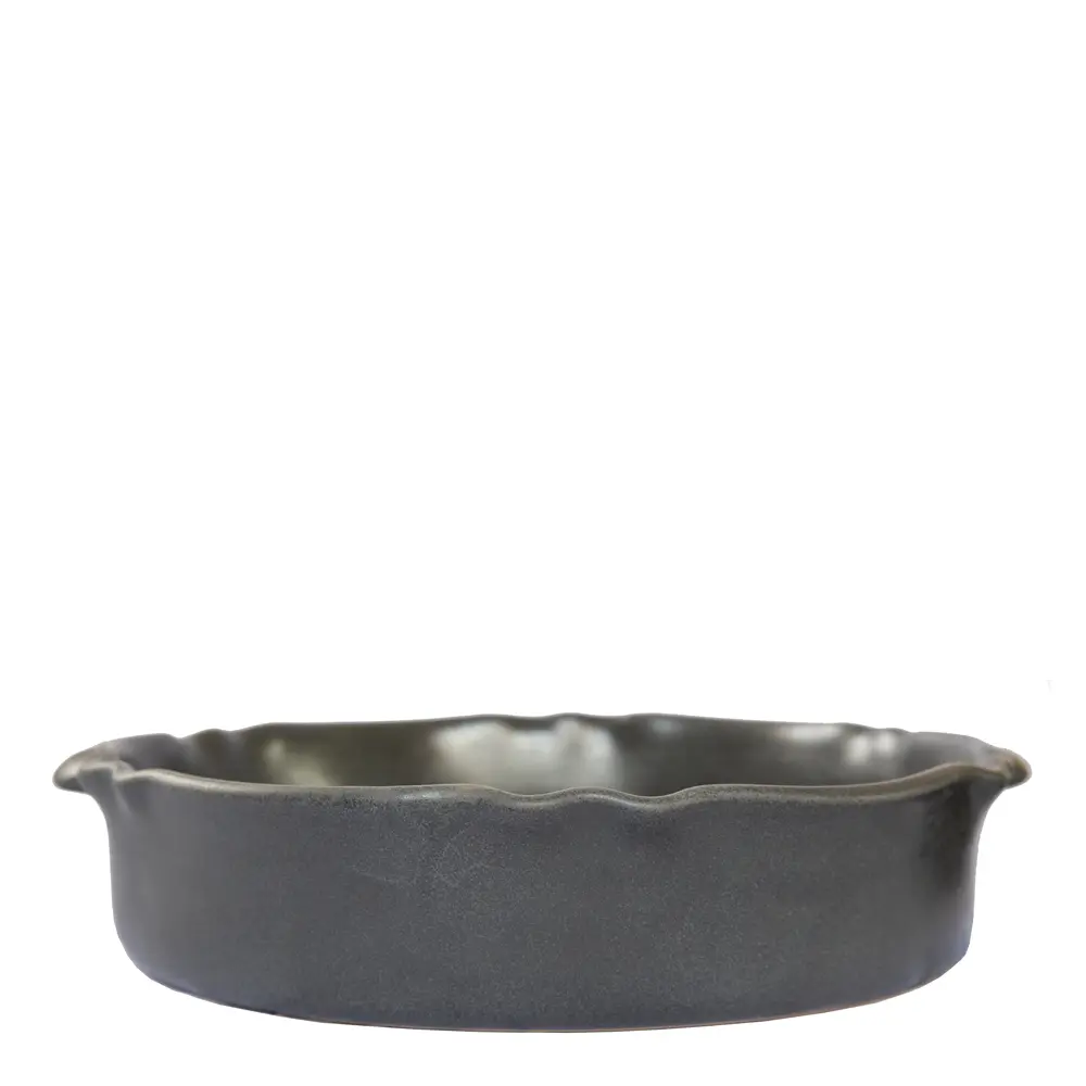 Provence Pyöreä Uunivuoka 24 cm Tummanharmaa