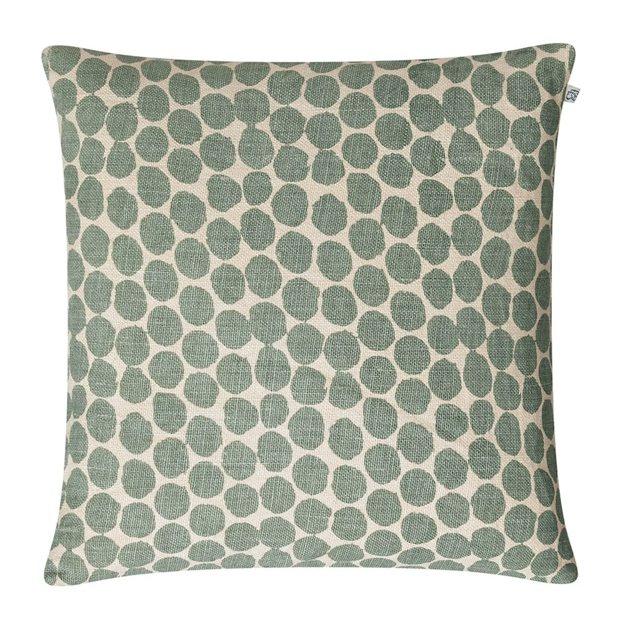 Chhatwal & Jonsson Dot Ari kuddfodral linne 50x50 cm Aqua