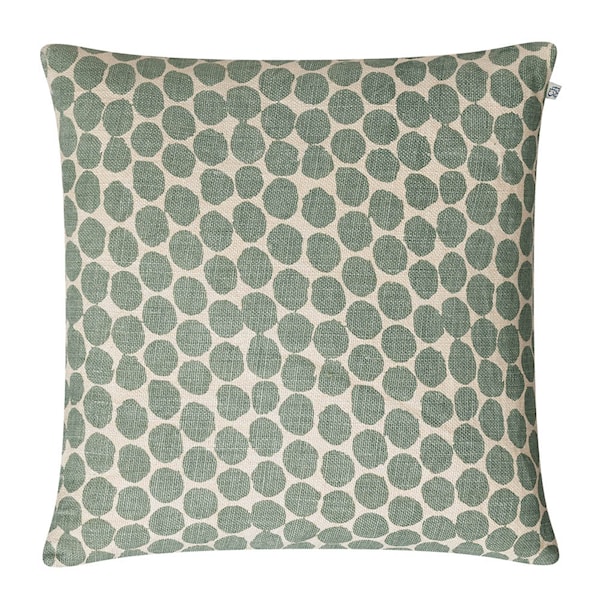 Dot Ari kuddfodral linne 50x50 cm Aqua
