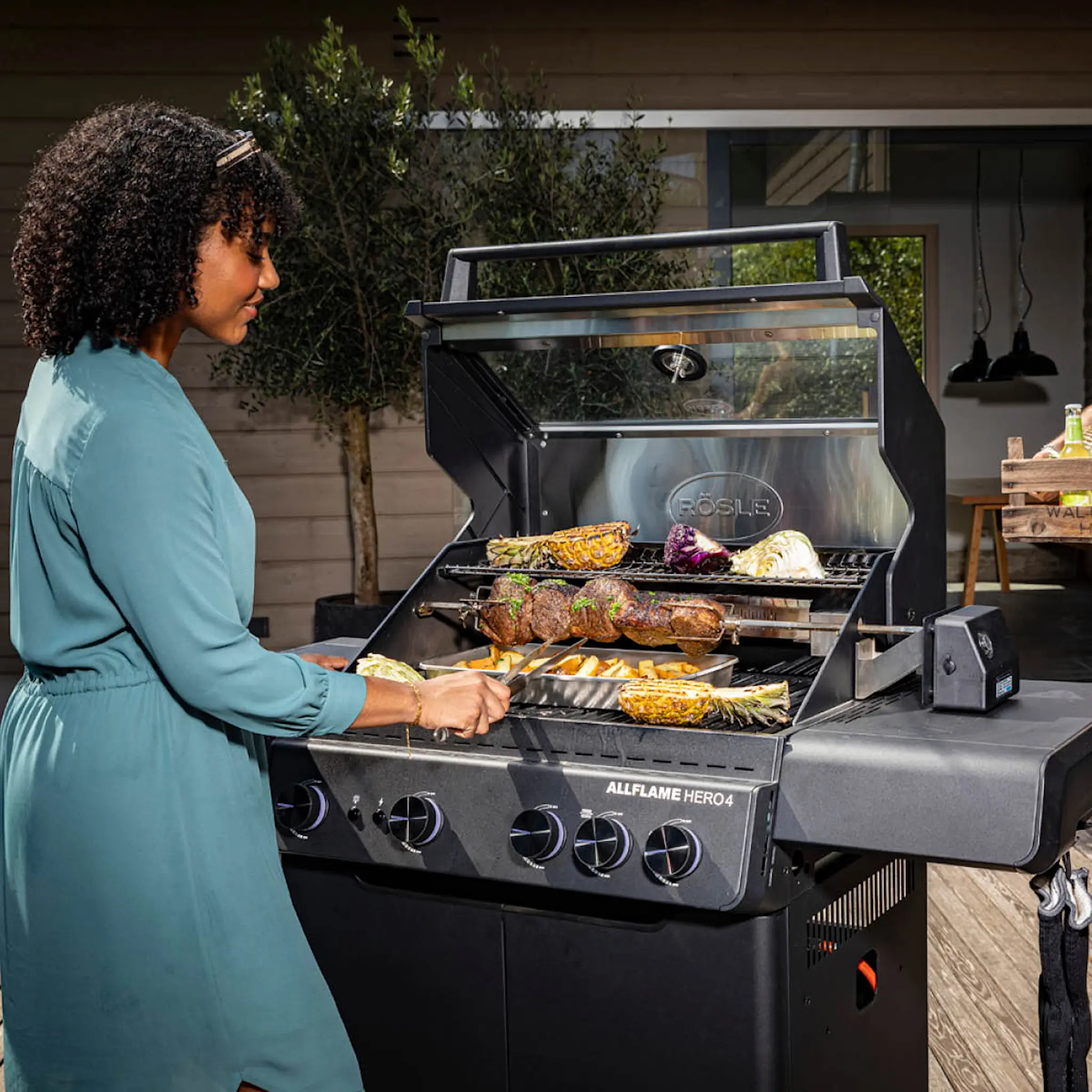 Rösle AllFlame Grillivarras 68x13 cm Teräs