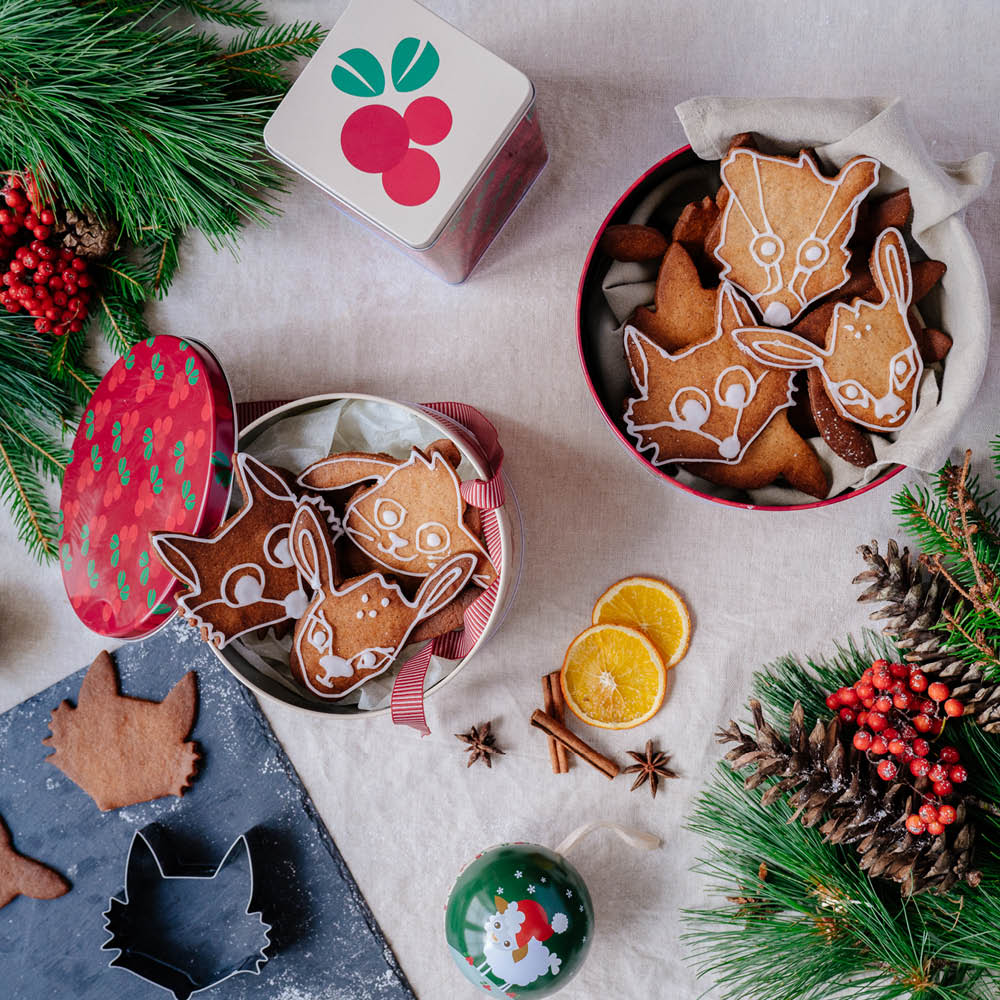 Blafre Skogsvenner kakeformer 4 stk