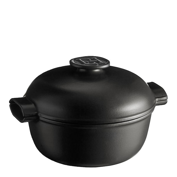 Cocotte rund gryta 30x27 cm mörkgrå