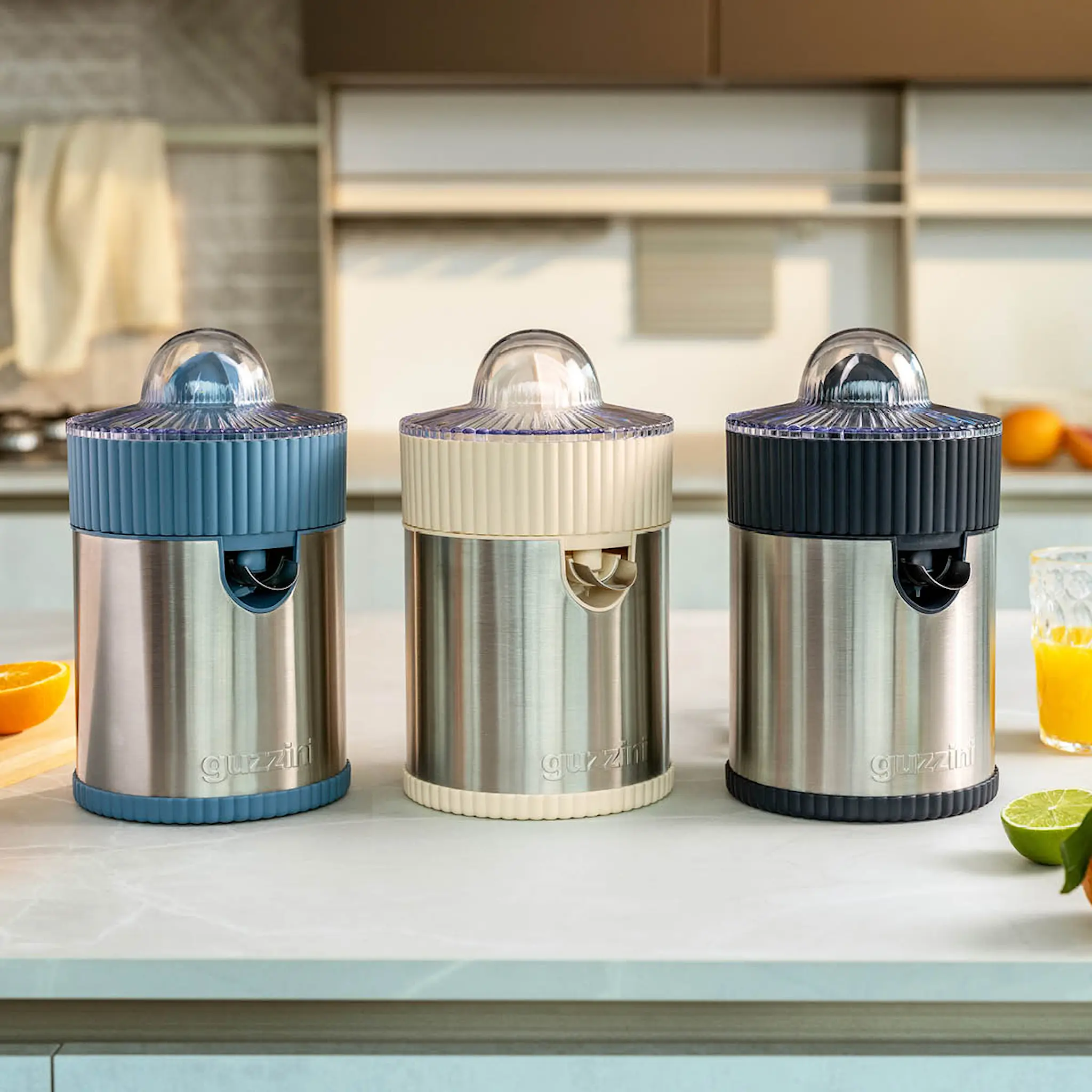 Guzzini Sous Chef juicepress elektrisk 100W grå