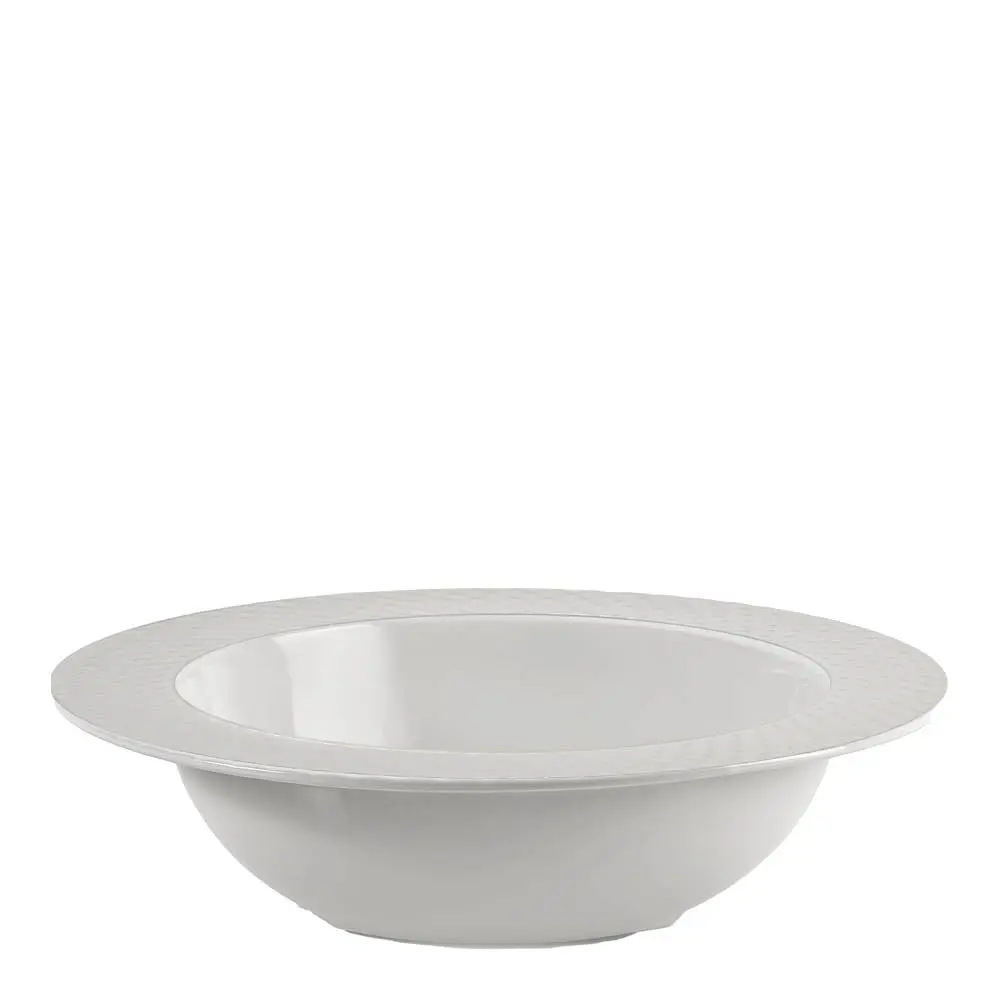 Coffee & More dyp tallerken 22 cm hvit