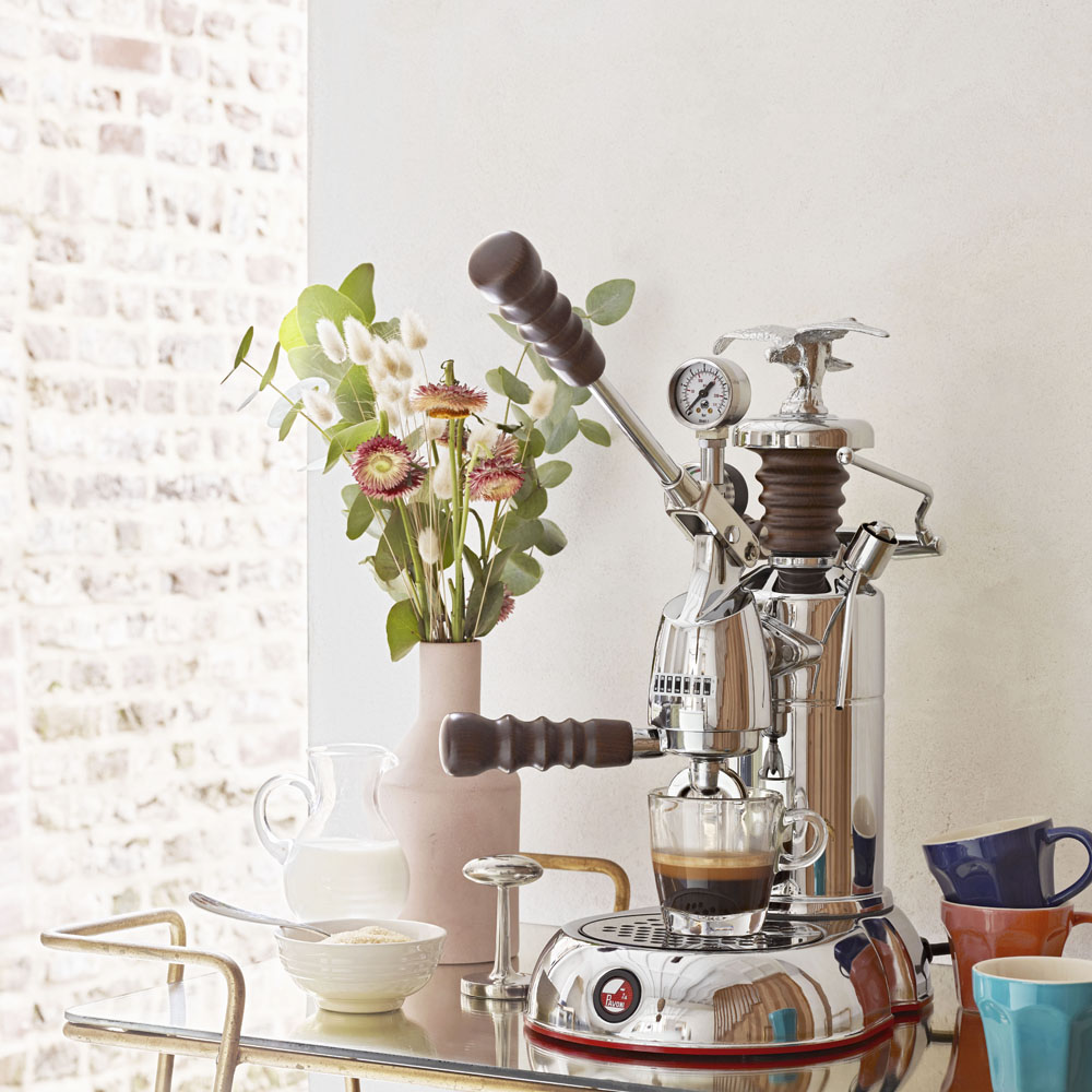 La Pavoni Esperto Manuell Kaffemaskin med Hävarm Mässing