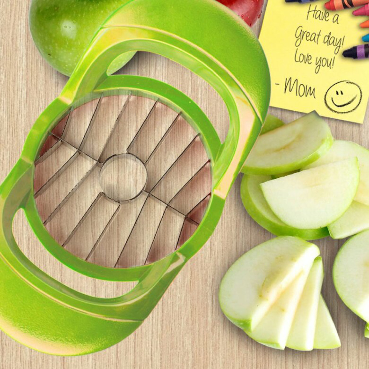 Prepara Eplekutter 14 biter grønn