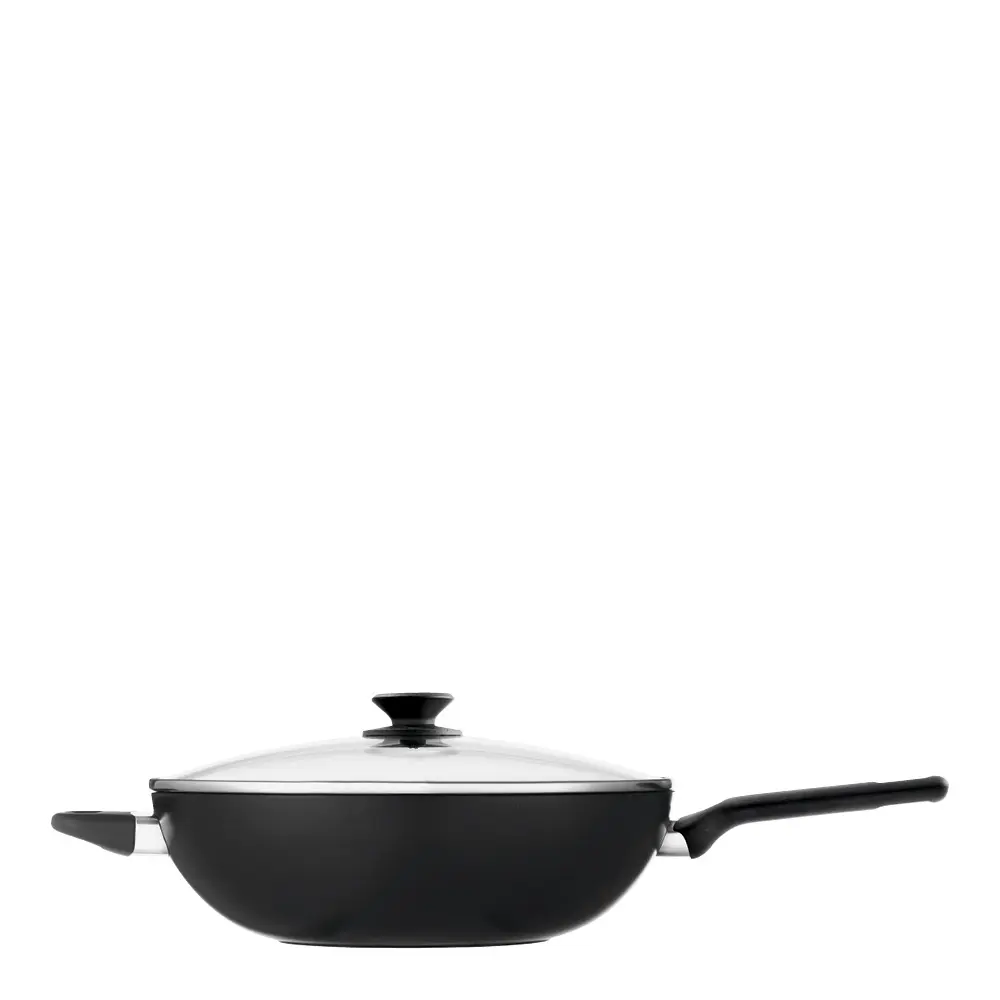 Black Line wok 30 cm svart