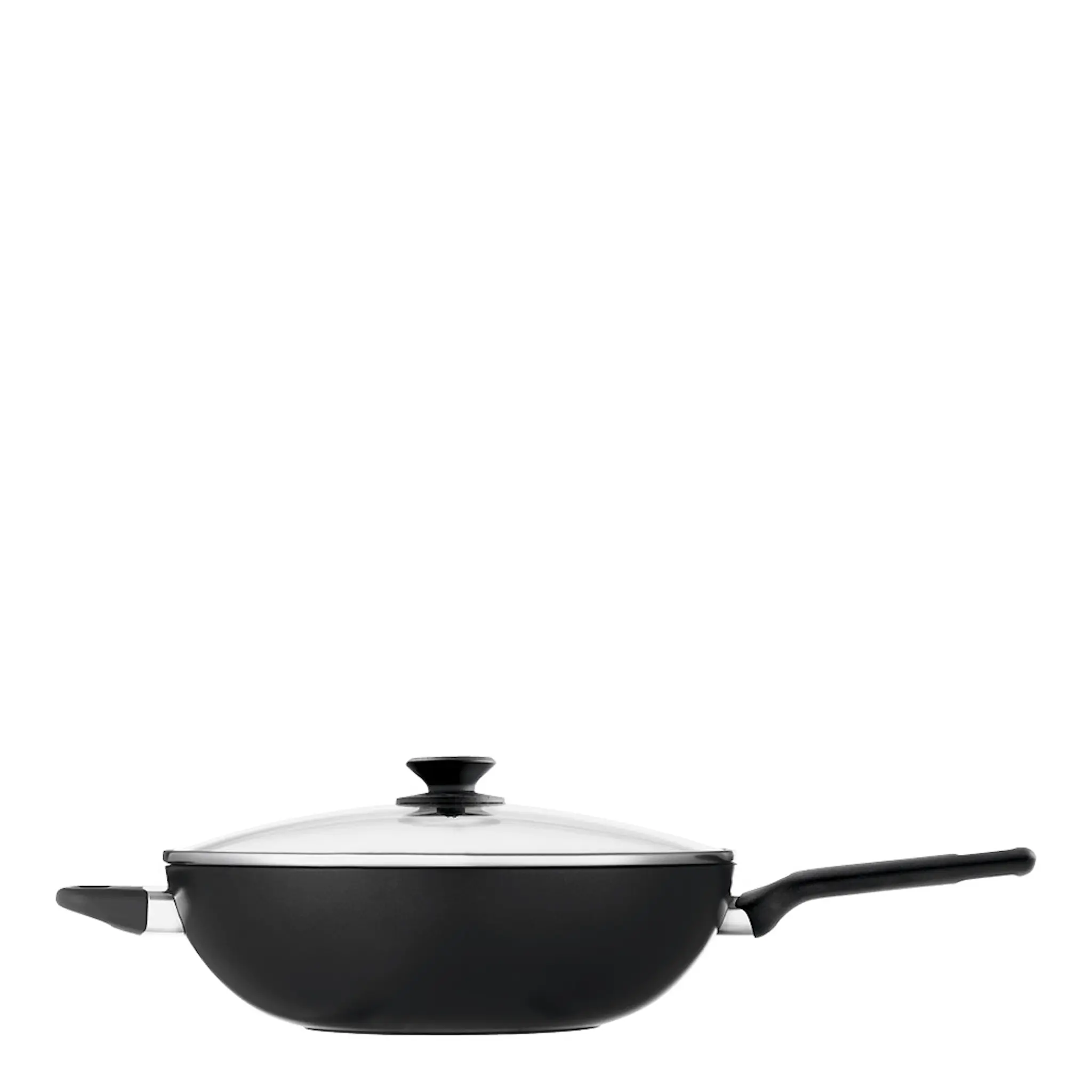 Modern House Black Line wokpanna 30 cm svart