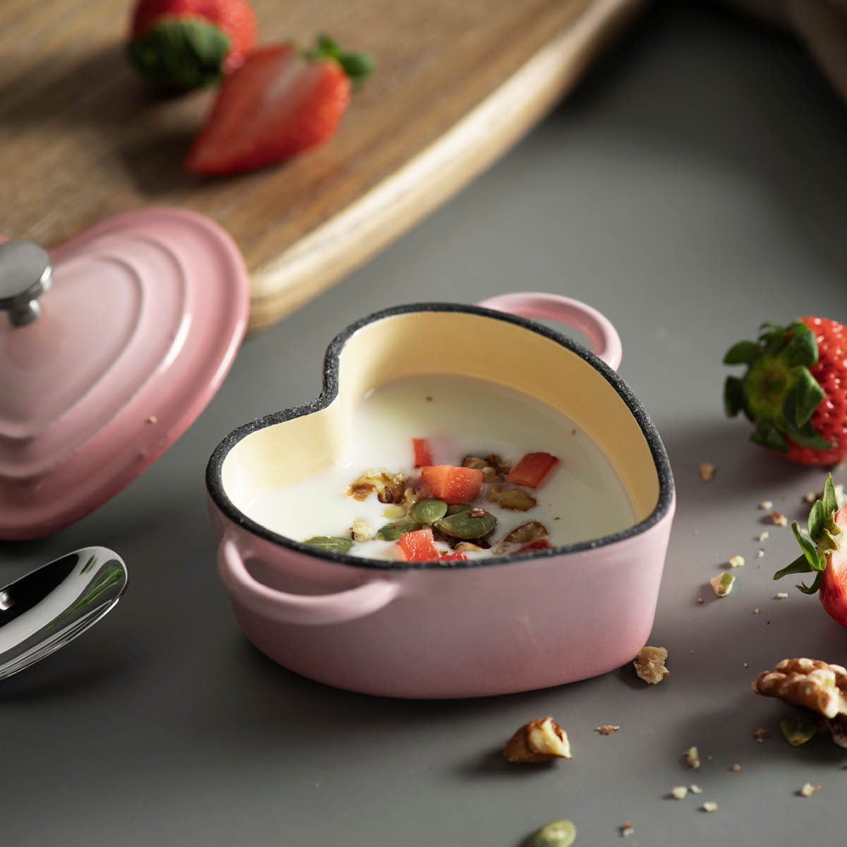 Sabor Mini Valurautapata sydän 22 cl Blush Pink