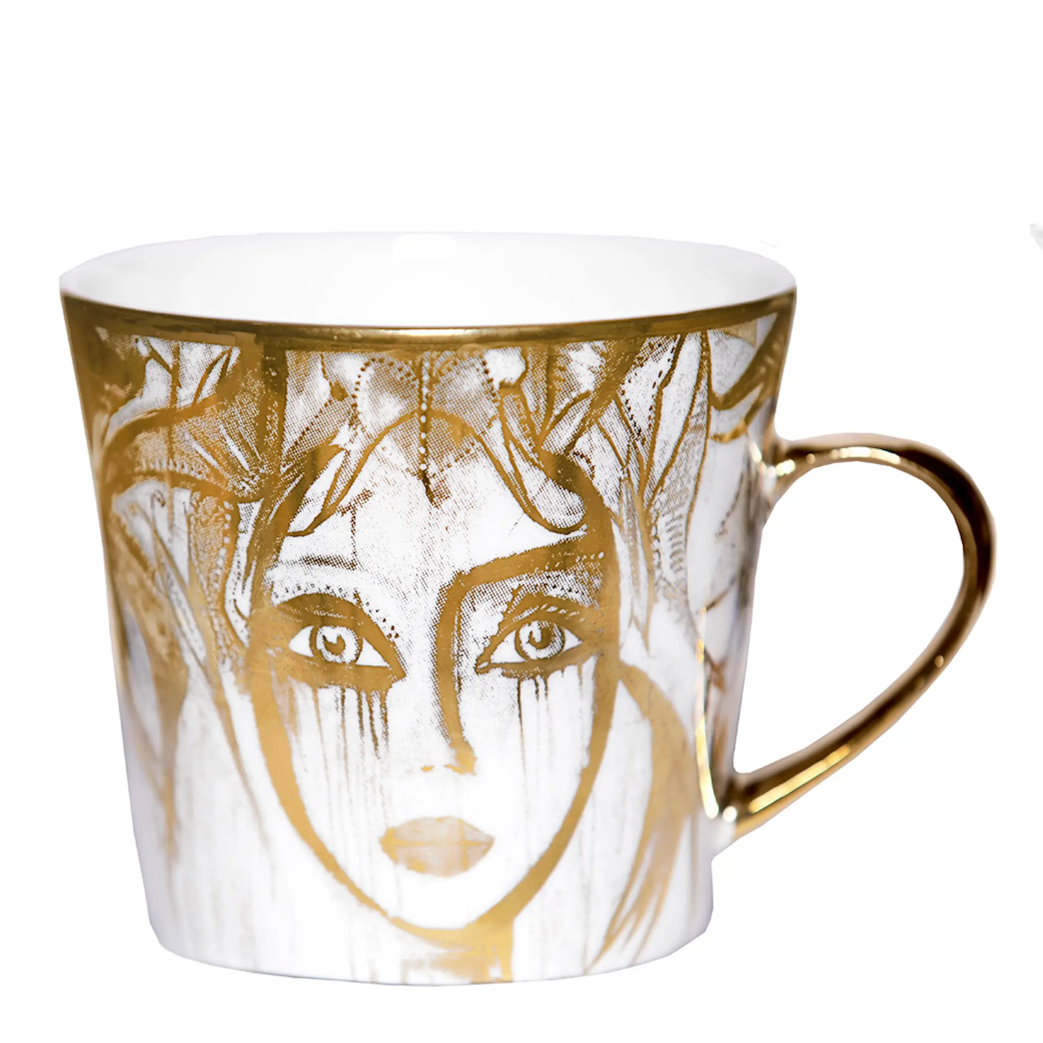Carolina Gynning Slice Of Life Mugg med Öra 35 cl Guld