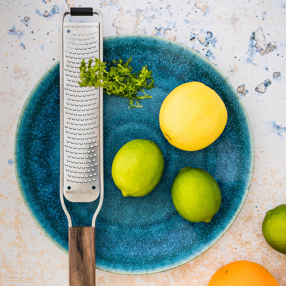 Microplane Master zester rivjärn 31 cm valnöt