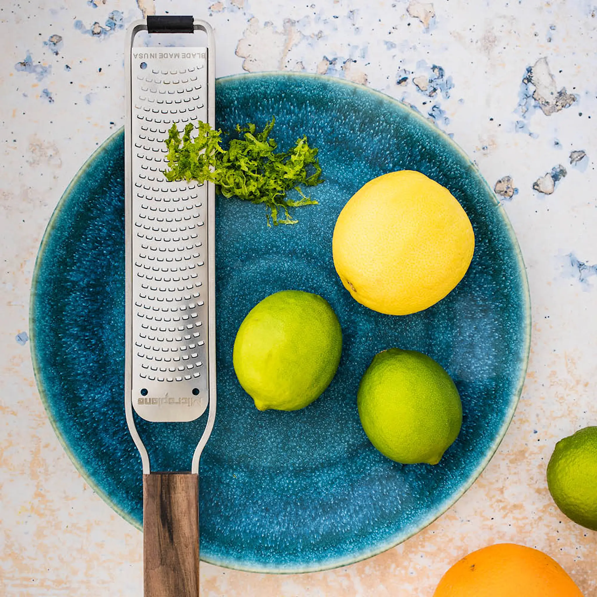 Microplane Master zester rivjärn 31 cm valnöt