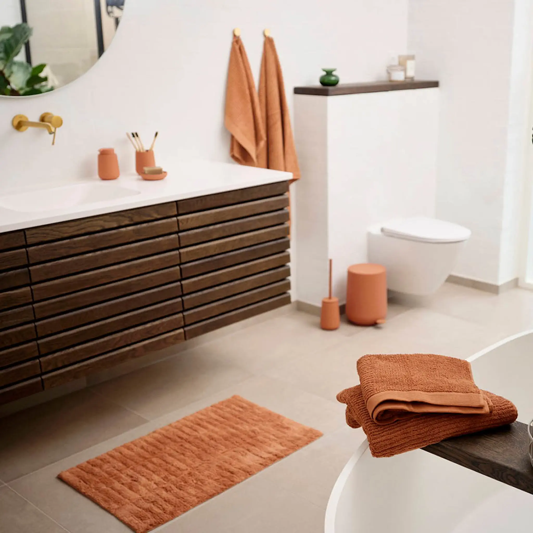 Zone Denmark Classic kylpypyyhe 70x140 cm mandariini