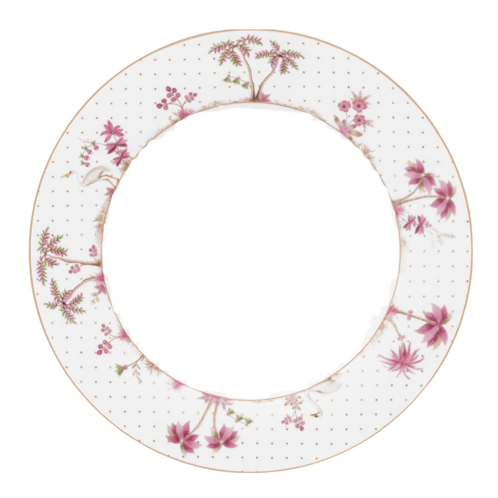 Pip Studio Jolie Dots Lautanen 26,5 cm Kulta/Vaaleanpunainen