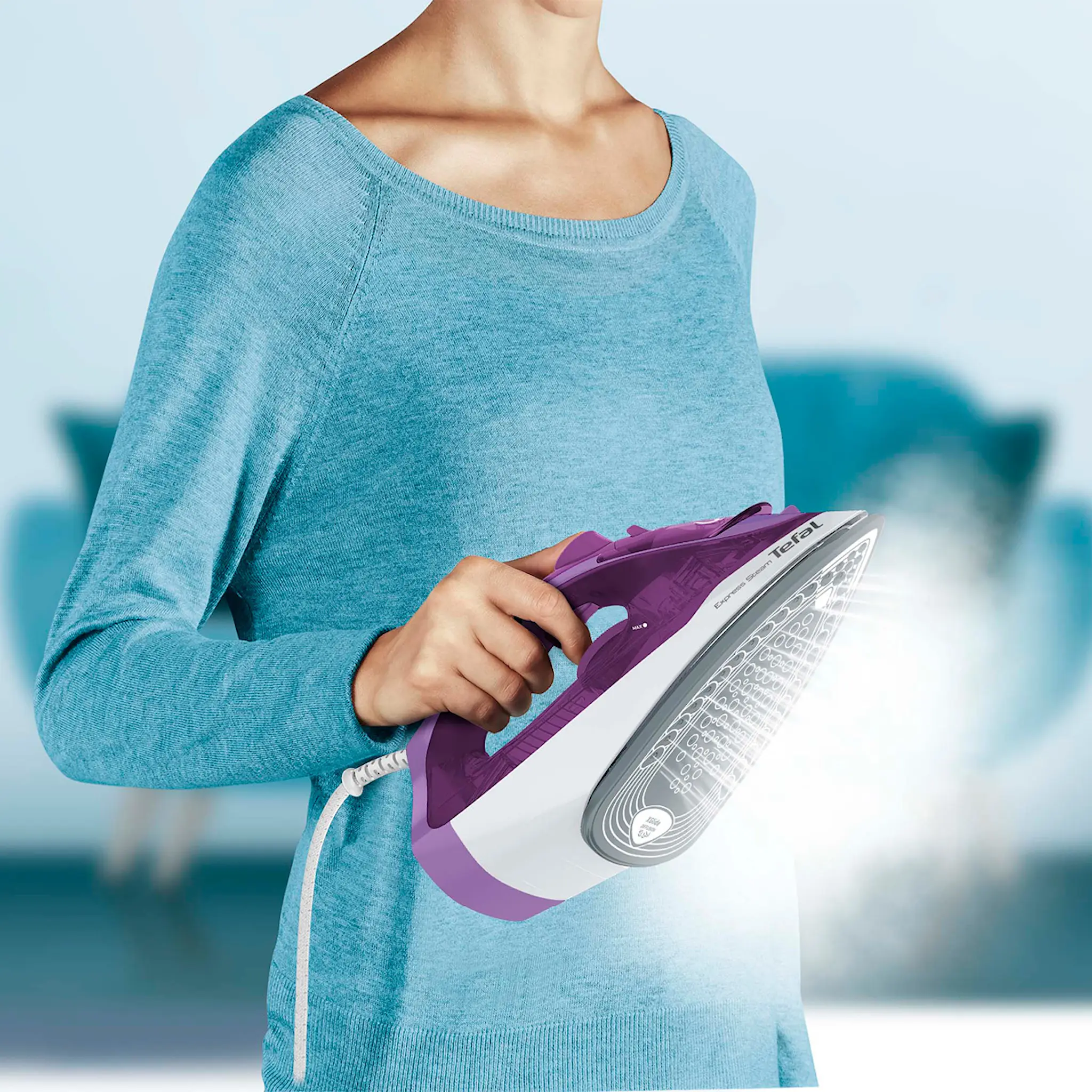 Tefal Express Steam ångstrykjärn FV2836E0 lila