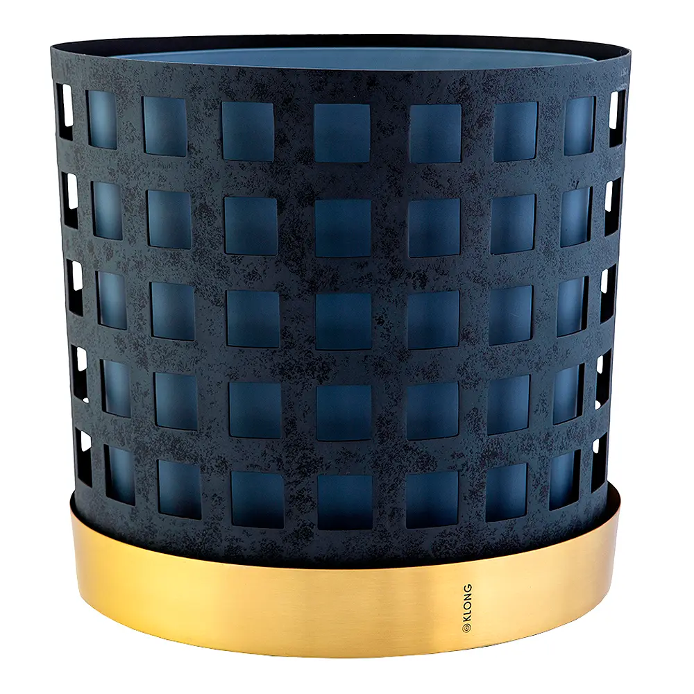 Trio Square Kukkaruukku 28 cm Sininen