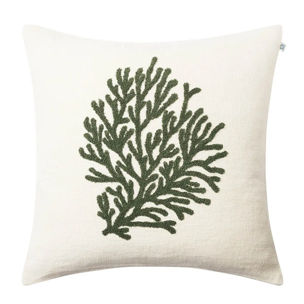 Coral tyynynpäällinen pellava 50x50 cm Cactus Green