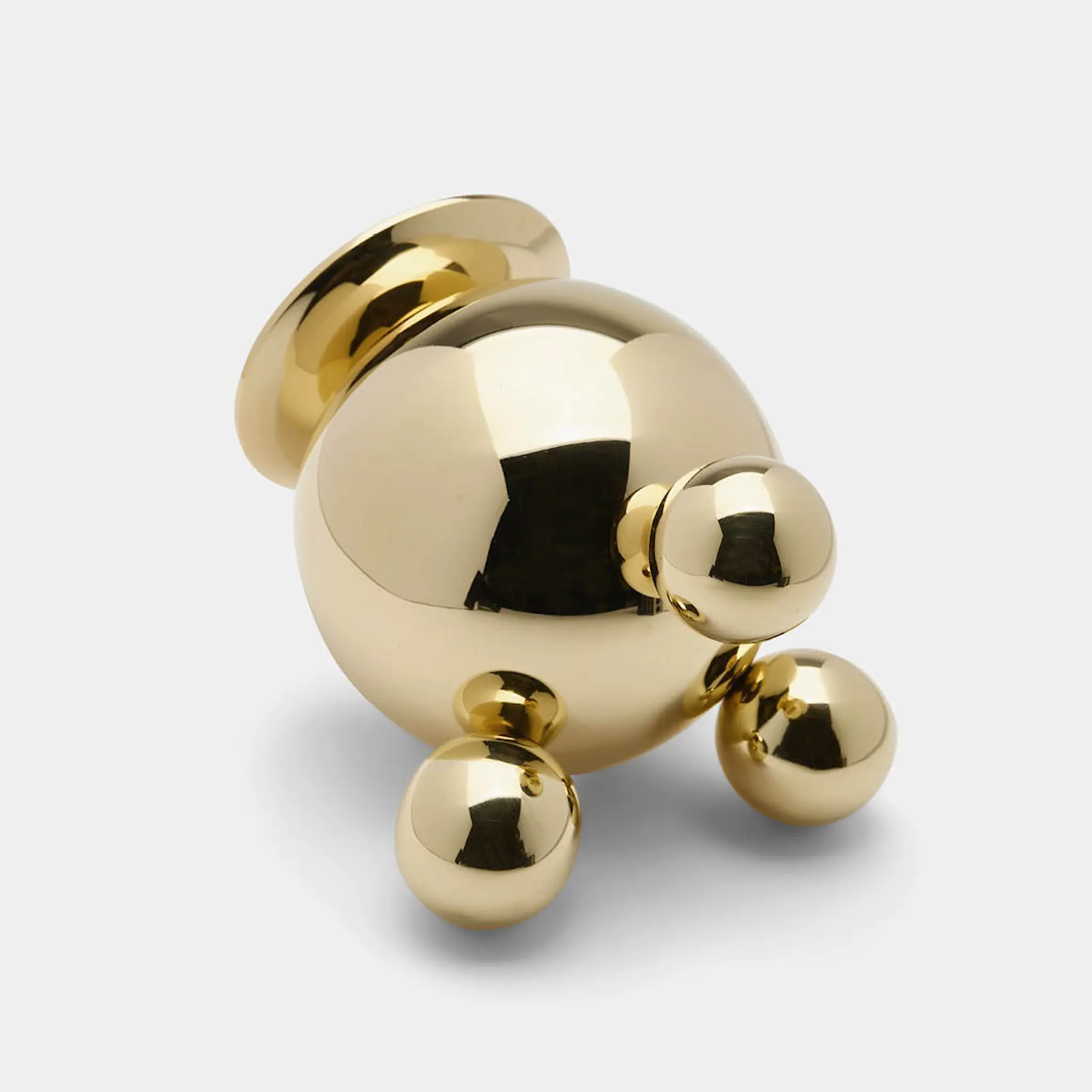 Skultuna Kulljusstake enkel 9,5 cm mässing