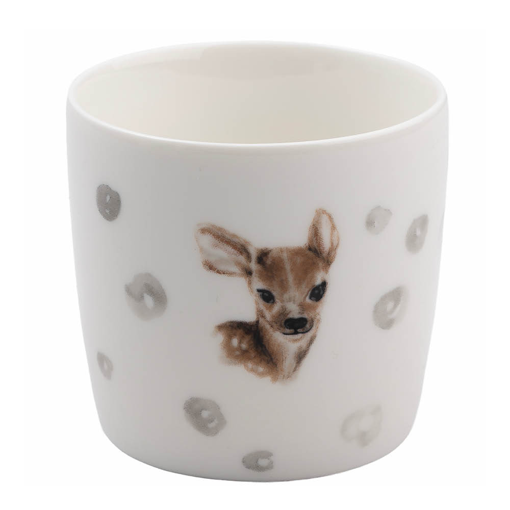 Sögne Home Barnmugg Rådjur 25 cl vit