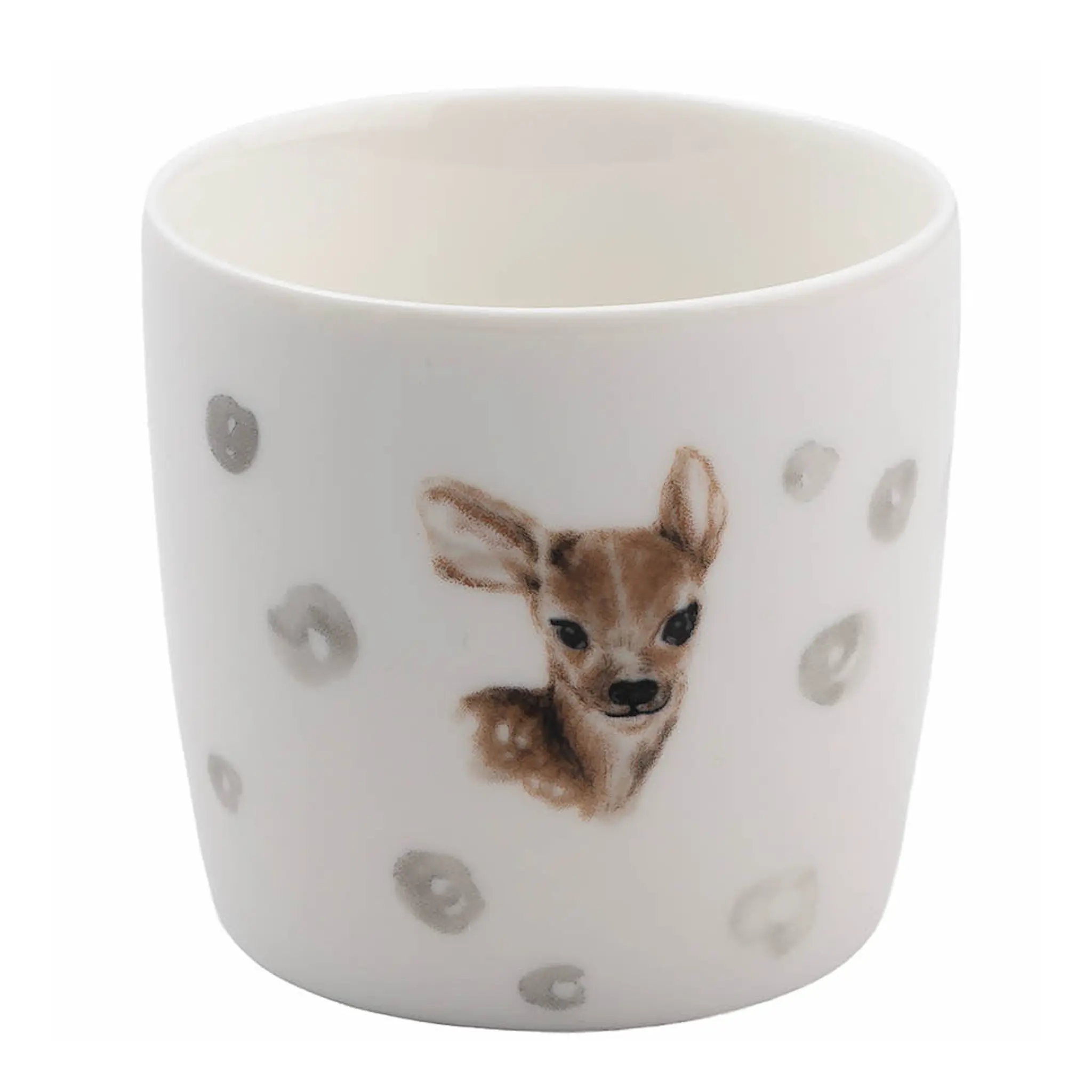 Sögne Home Barnmugg Rådjur 25 cl vit