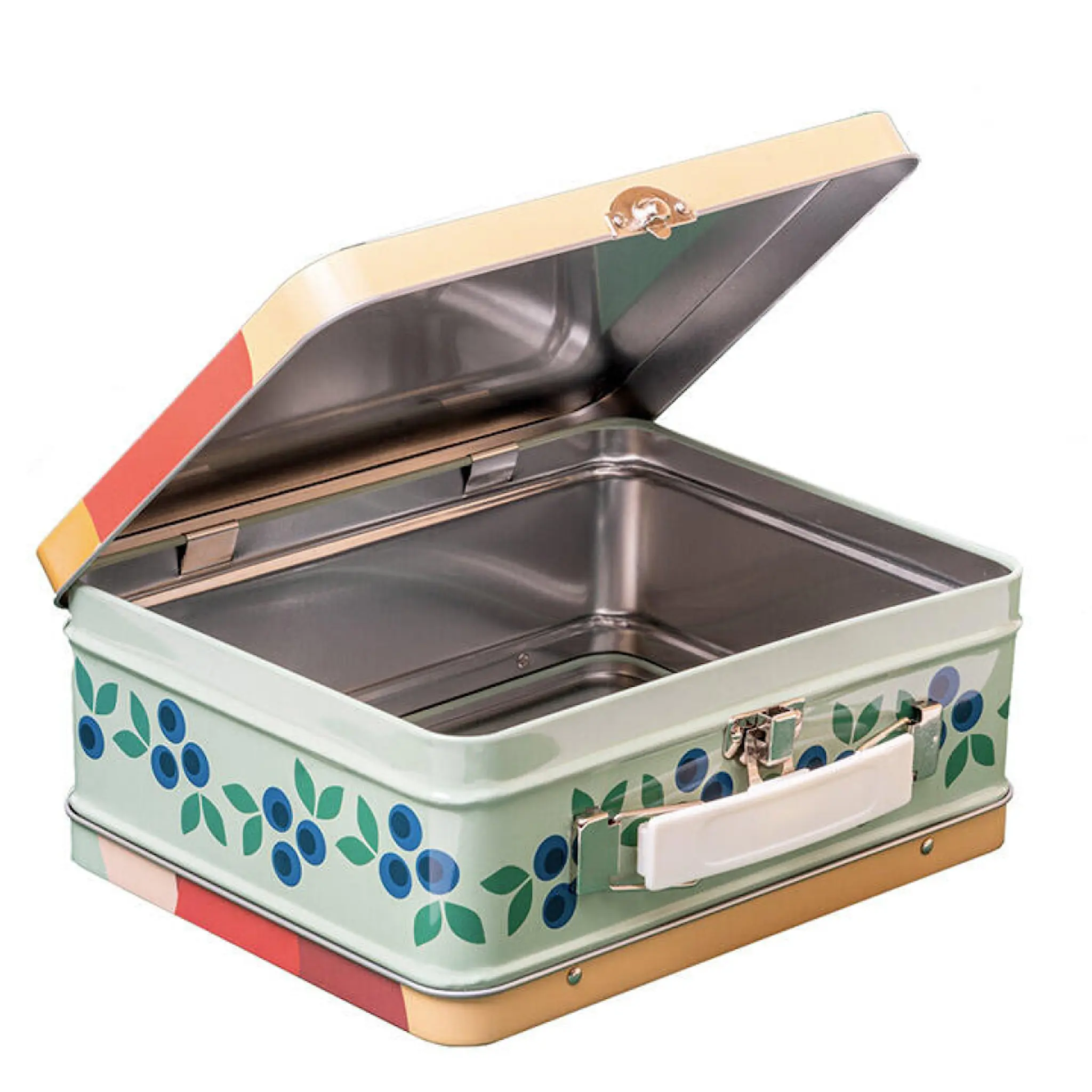 Blafre Skog Med Björn & Uggla plåtväska 19x16 cm multi