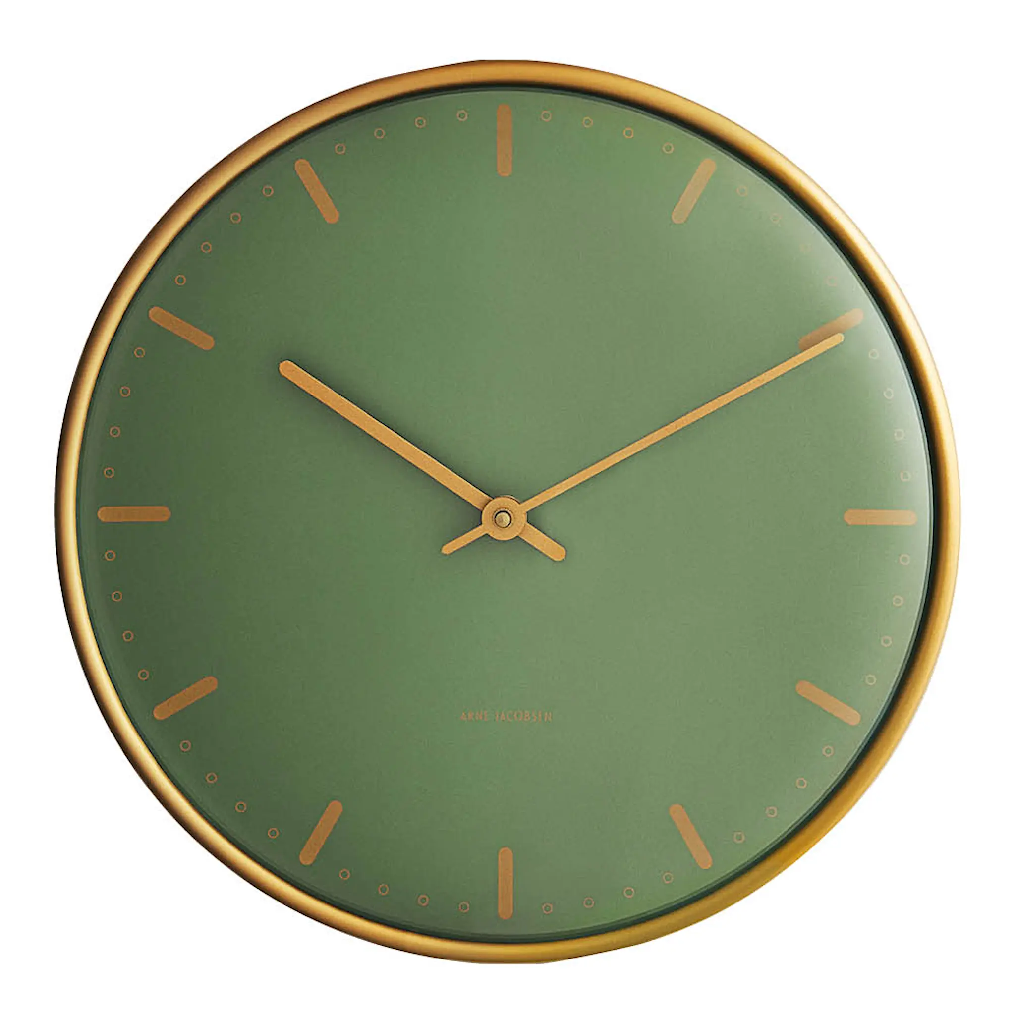 Arne Jacobsen City Hall Seinäkello 29 cm Vihreä