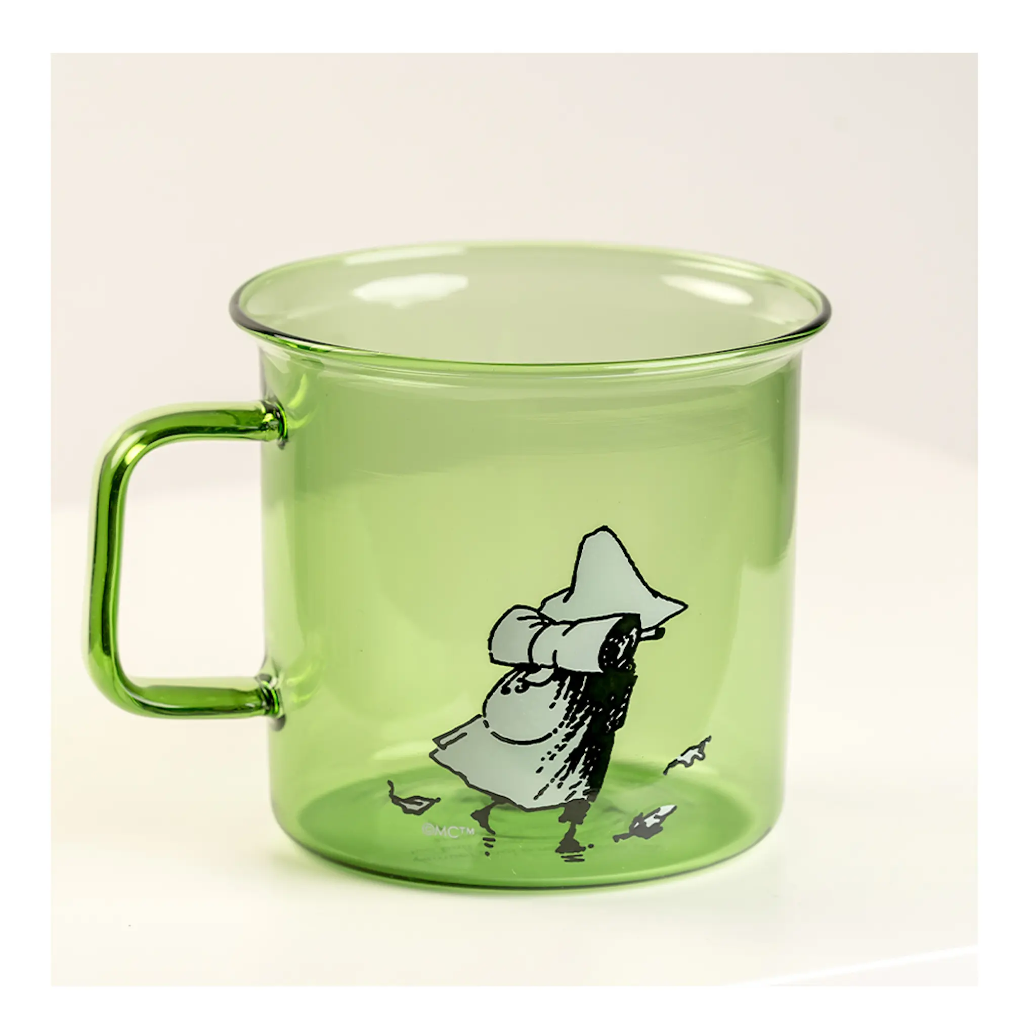Muurla Muumi Lasimuki Nuuskamuikkunen 35 cl Vihreä