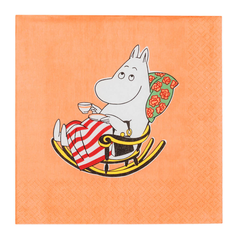 Moomin Arabia Muumi Servetti Muumimamma 33x33 cm 20 kpl Oranssi