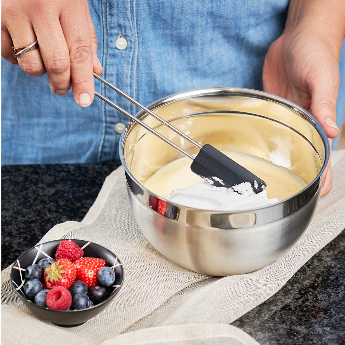 Rösle Slickepott smal 20 cm svart