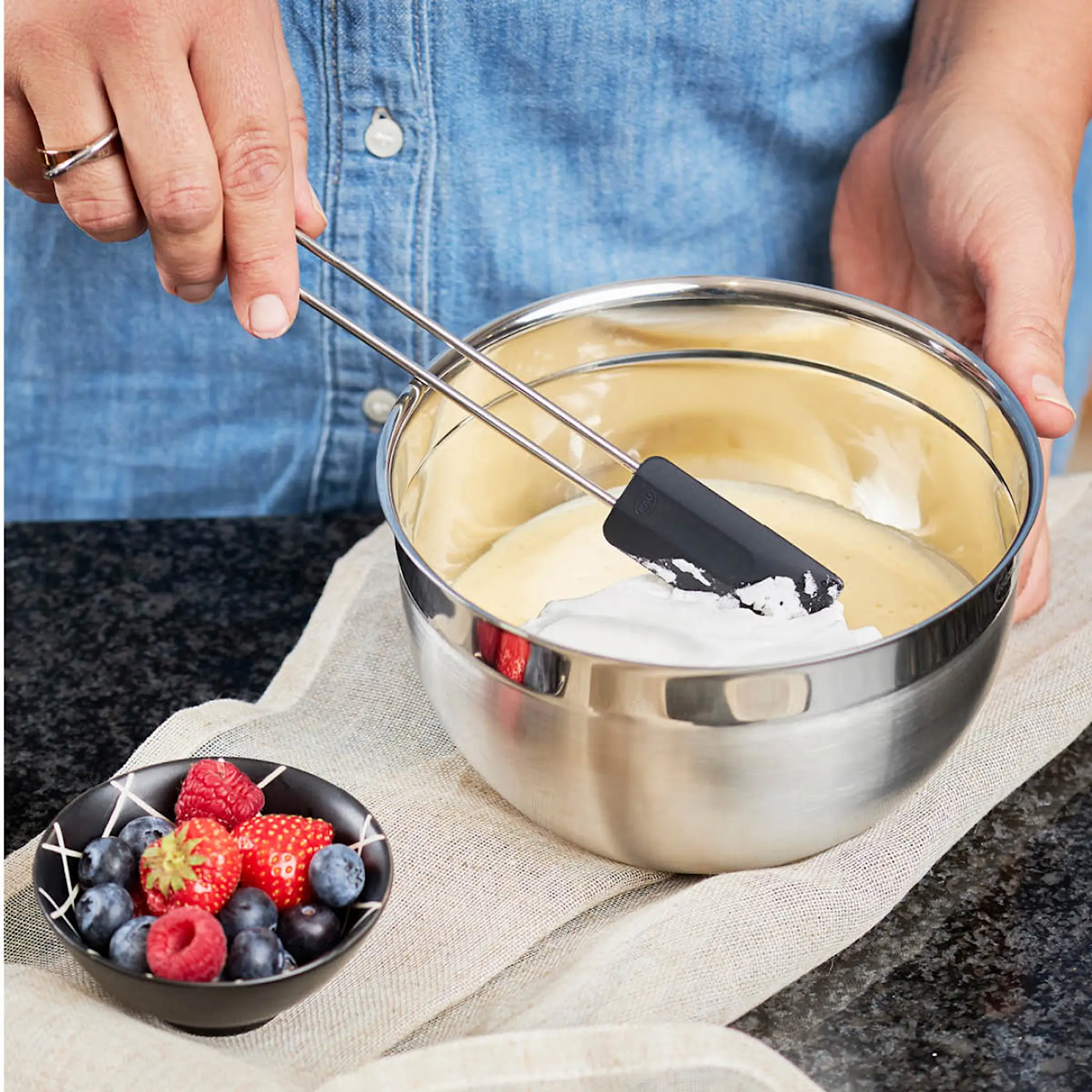 Rösle Slickepott smal 20 cm Svart
